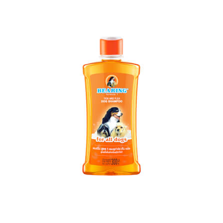 แชมพูกำจัดเห็บหมัดสำหรับสุนัข BEARING สูตร TICK & FLEA ขนาด 300ML สำหรับสุนัขทุกสายพันธ์ุ_1
